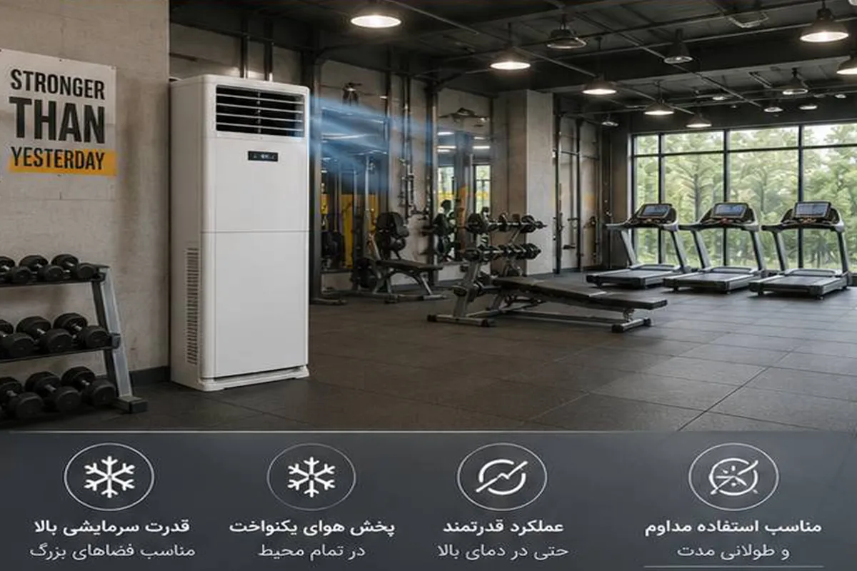 کولرگازی مناسب سالن ورزشی